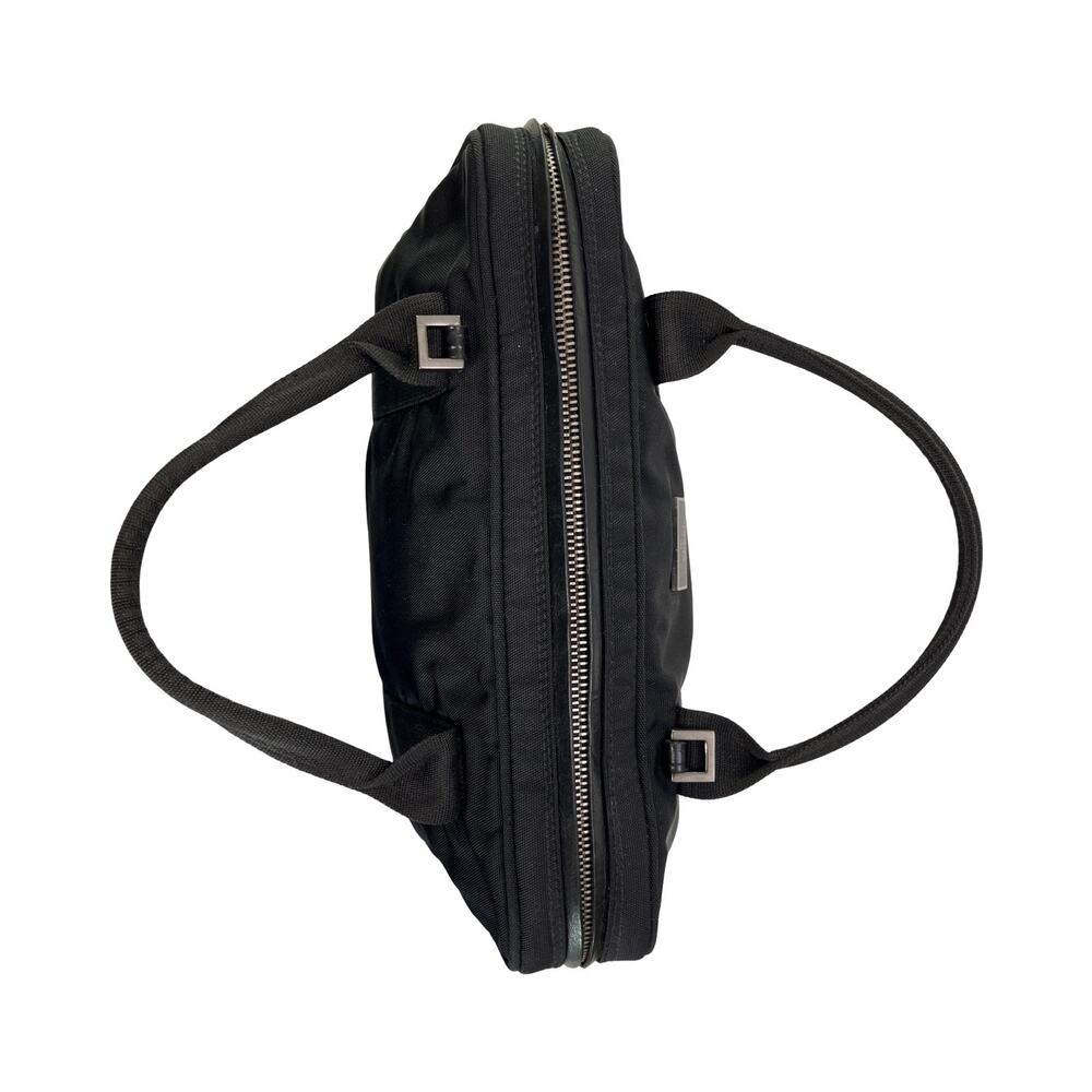 Gucci Black Nylon Microguccissima Top Handle Crossbody Bag 001 3700 Travel - Picture 10 of 16